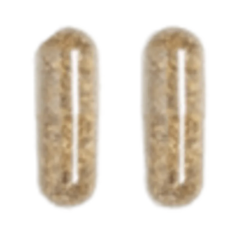 Sakara The Foundation Superfood Multi two capsules shown in beige capsule format.