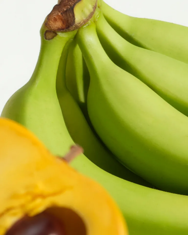 Close-up of green bananas